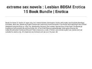 Lesbian BDSM Erotica 15 Book Bundle